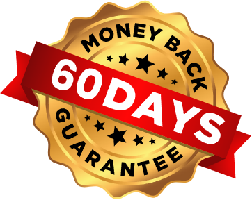 Gold 60-day money-back guarantee seal